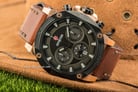 Expedition E 6606 MC LBRBABO Chronograph Men Black Dial Brown Leather Strap-2