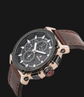 Expedition EXF-6612-MCLBRBA Chronograph Man Black Dial Black Leather Strap-1