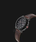 Expedition EXF-6612-MCLIPBAIVBO Chronograph Man Black Dial Brown Leather Strap-1