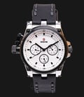 Expedition E 6621 BF LTBSL Ladies White Dial Brown Leather Strap-0