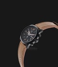 Expedition EXF-6674-MCLIPBABO Chronograph Man Black Dial Brown Leather Strap-1