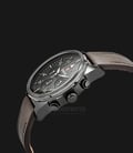 Expedition E 6675 MC LIPBABO Chronograph Men Black Dial Ion Plating Case Brown Leather Strap-1