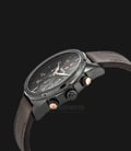 Expedition E 6675 MC LIPBARG Chronograph Men Black Dial Ion Plating Case Brown Leather Strap-1