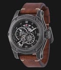Expedition EXF-6679-MALASBA Man Black Dial Leather Strap LIMITED EDITION -0