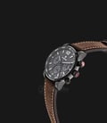Expedition EXF-6685-MCLIPBARG Chronograph Man Black Dial Brown Leather Strap-1