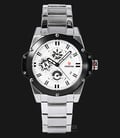 Expedition E 6696 BF BTBSL Ladies Sport White Dial Stainless Steel Watch-0
