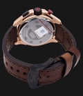 Expedition EXF-6697-MCLBRBA Man Black Dial Brown Leather Strap-2