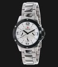Expedition E 6698 BF BTBSL Ladies White Dial Stainless Steel-0