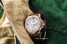 Expedition E 6698 BF LTRSL Sport Ladies White Dial Brown Leather Strap-1