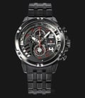 Expedition EXF-6700-MCBEPBA Man Chronograph Black Dial Black Stainless Steel-0
