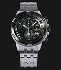 Expedition EXF-6700-MCBTEBA Man Chronograph Black Dial Stainless Steel Watch-0