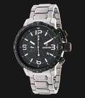 Expedition EXF-6709-MCBTBBA Man Chronograph Black Dial Stainless Steel-0