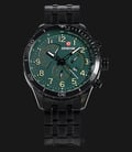 Expedition EXF-6720-MCBIPGN Man Chronograph Green Dial Black Stainless Steel-0