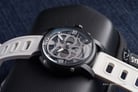 Expedition Sport E 6722 MH RIPBAGY Man Skeleton Dial White Rubber Strap-4