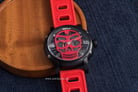 Expedition Sport E 6722 MH RIPBARE Man Skeleton Dial Red Rubber Strap-4