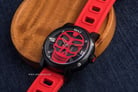 Expedition Sport E 6722 MH RIPBARE Man Skeleton Dial Red Rubber Strap-5