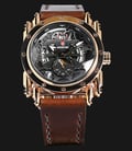 Expedition EXF-6724-MSLBRBA Man Skeleton Dial Stainless Steel Case Leather Strap-0