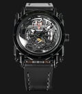 Expedition EXF-6724-MSLIPBA Man Skeleton Dial Stainless Steel Case Leather Strap-0