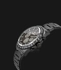 Expedition E 6744 MC BEPBA Chronograph Men Black Dial Ion Plating Case Black Stainless Steel Strap-1