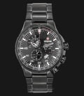 Expedition E 6747 MC BIPBA Chronograph Men Black Dial Black Stainless Steel Strap-0