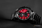 Expedition E 6747 MC BIPRE Chronograph Men Red Dial Black Stainless Steel Strap-3