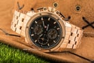 Expedition Chronograph E 6748 MC BRGBO Men Brown Dial Rose Gold Stainless Steel Strap-2