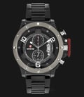 Expedition E 6750 MC BEPBA Chronograph Men Black Dial Black Stainless Steel Strap-0