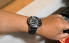 Expedition Chronograph E 6751 MC BEPBABA Man Black Dial Black Stainless Steel Strap-6