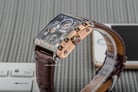 Expedition E 6757 BF LGRBA Ladies Black Dial Brown Leather Strap-4