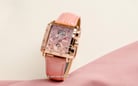 Expedition E 6757 BFLRGPN Ladies Pink Dial Pink Blush Leather Strap-4