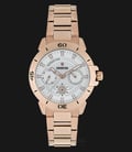 Expedition E 6758 BF BRGSL Ladies White Dial Rose Gold Stainless Steel Strap-0