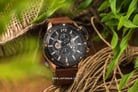 Expedition E 6760 MC LBRBABA Chronograph Men Black Dial Brown Leather Strap-1