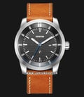 Expedition E 6773 MD LSSBA Man Black Dial Brown Leather Strap-0