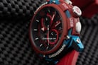 Expedition Chronograph E 6781 PMC RTURE Men Black Dial Red Rubber Strap-7