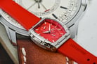 Expedition Ladies E 6782 BFRSSRE Red Dial Red Rubber Strap-5