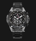 Expedition E 6787 MC BEPBA Chronograph Men Black Dial Black Stainless Steel Strap-0
