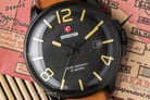Expedition E 6789 MD LIPBAIV Men Black Dial Brown Leather Strap-4