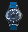 Expedition Modern Classic E 6789 MD LIPBUBU Men Blue Navy Dial Blue Leather Strap-0