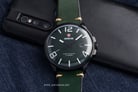 Expedition Modern Classic E 6789 MD LIPGN Men Green Dial Green Leather Strap-4
