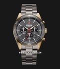 Expedition E 6791 MC BZGGR Chronograph Men Grey Dial Grey Stainless Steel Strap-0