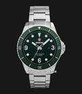 Expedition E 6792 MD BSSGN Men Green Dial Stainless Steel Strap-0