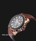 Expedition E 6793 MC LBRBA Chronograph Black Dial Brown Leather Strap-1