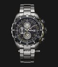 Expedition E 6795 MC BIGBAGN Chronograph Men Black Dial Grey Stainless Steel Strap-0