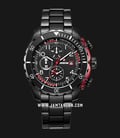 Expedition E 6795 MC BIPBARE Chronograph Men Black Dial Black Stainless Steel Strap-0