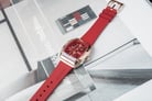 Expedition Ladies E 6800 BF RRGRE Red Dial Red Rubber Strap-9