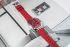 Expedition Ladies E 6800 BF RSSRE Red Dial Red Rubber Strap-5