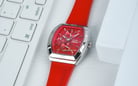 Expedition Ladies E 6800 BF RSSRE Red Dial Red Rubber Strap-6
