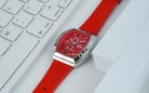 Expedition Ladies E 6800 BF RSSRE Red Dial Red Rubber Strap-8