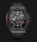 Expedition Automatic E 6800 MA LIPBARE Black Skeleton Dial Black Leather Strap-0