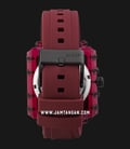 Expedition Ladies E 6808 MF RIGBARE Black Dial Red Rubber Strap-2